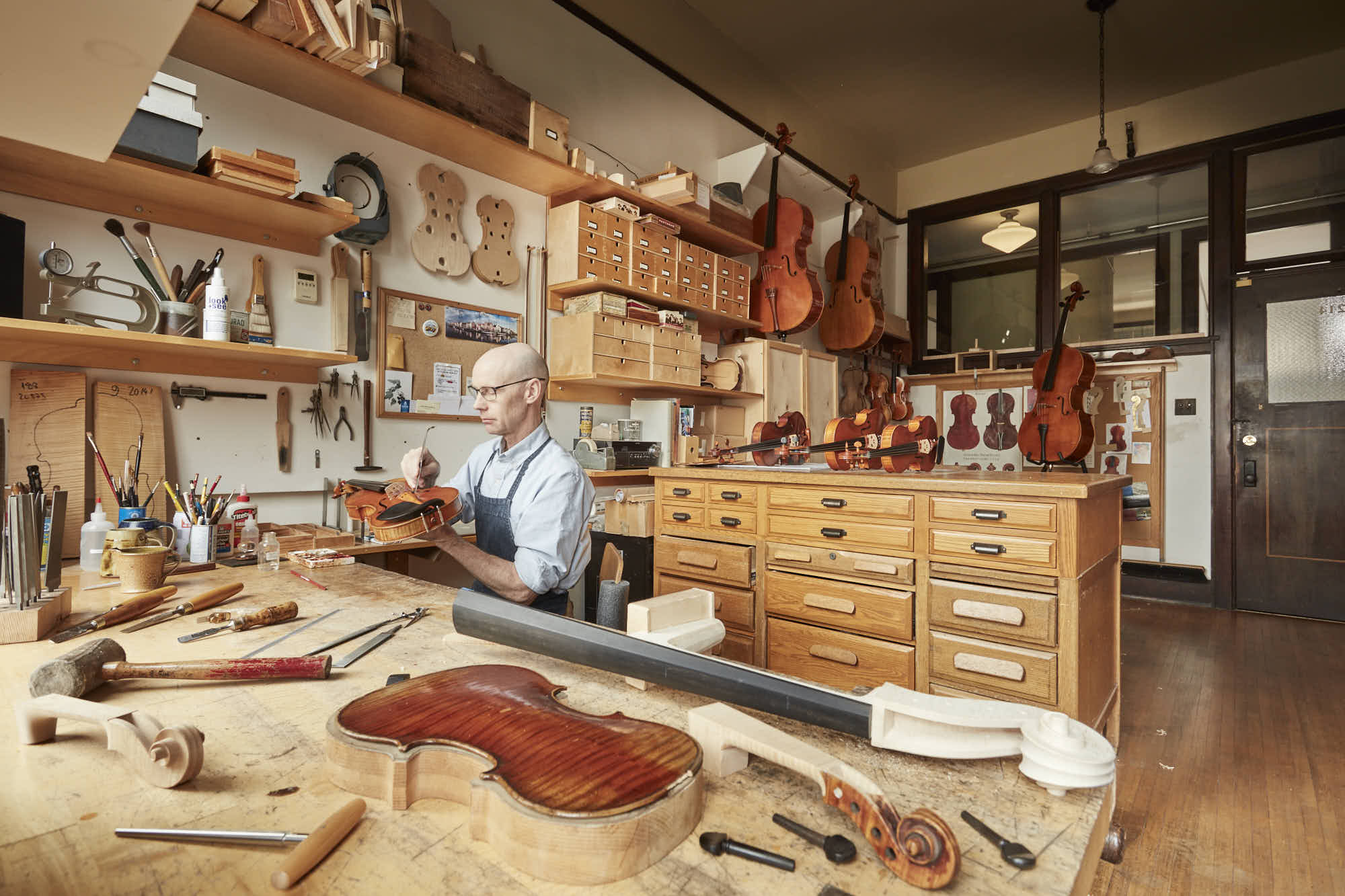 Bethke Violins studio interior